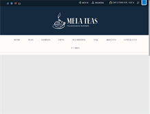 Tablet Screenshot of melateas.com